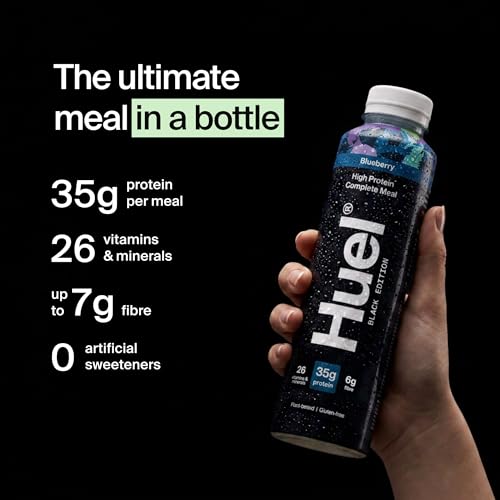 Huel Black Edition RTD | 8x500ml 35g Protein | Blueberry