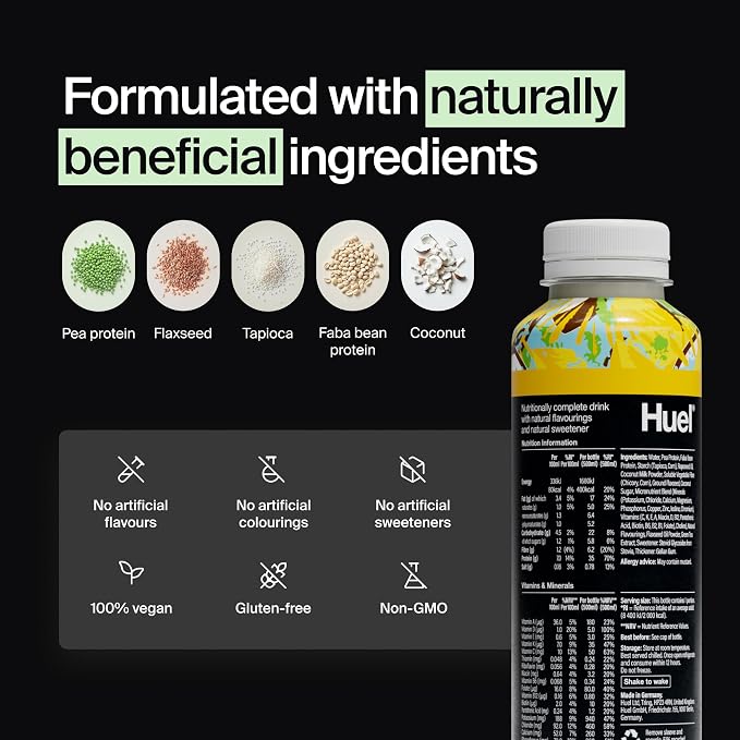 Huel Black Edition RTD | 8x500ml 35g Protein | Pineapple Coconut